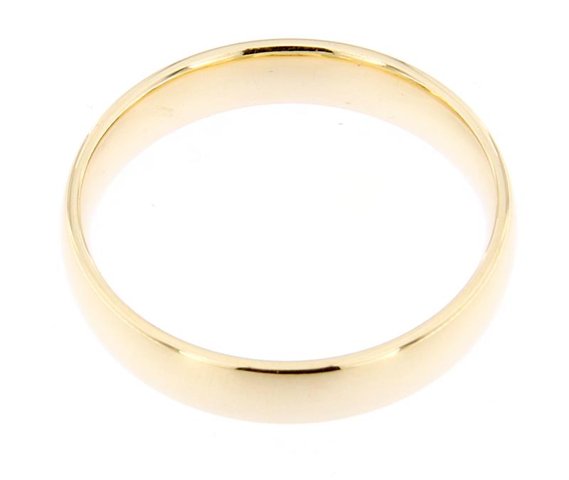 Anello oro giallo 750\1000 fede