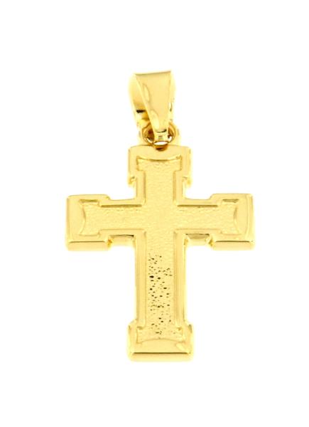 Ciomndolo oro giallo 750/1000 crocifisso