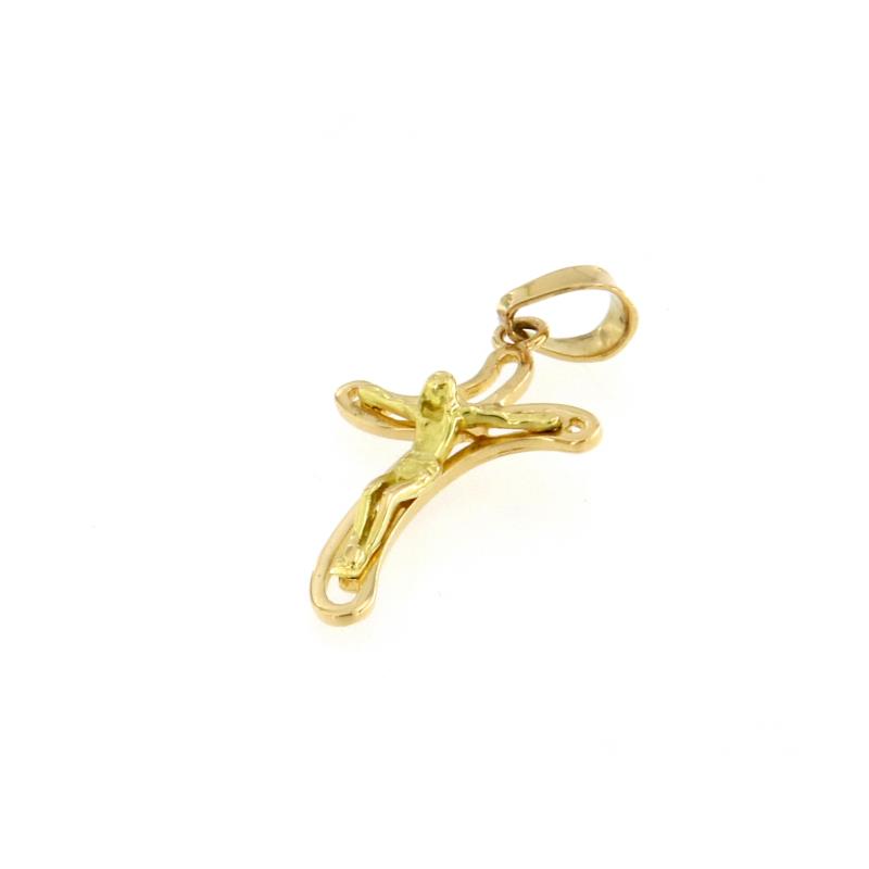 Ciondolo oro giallo 750/1000 croce