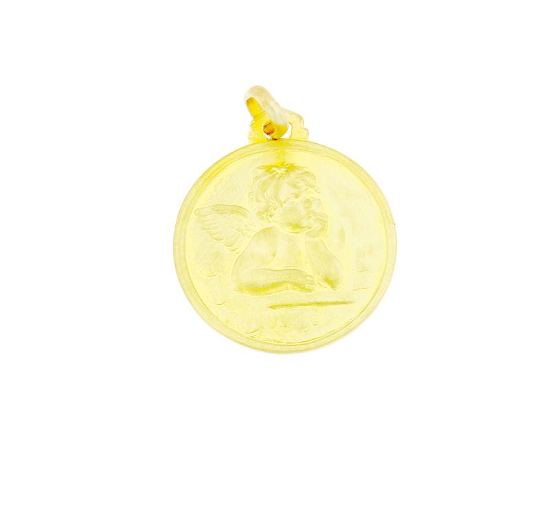 Ciondolo  oro giallo 750\1000 angelo