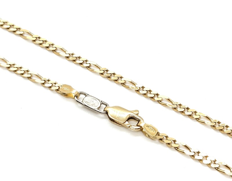 Collana  oro giallo 750/1000 maglia 3+1 cm 60